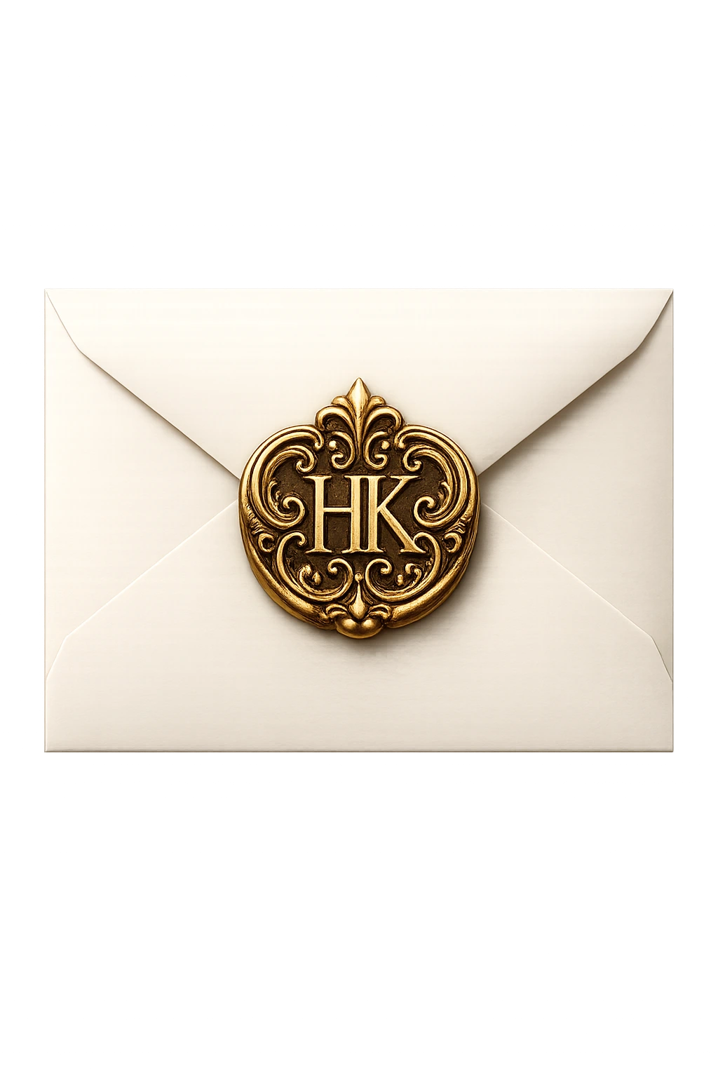 Sealed Hidden Key invitation envelope