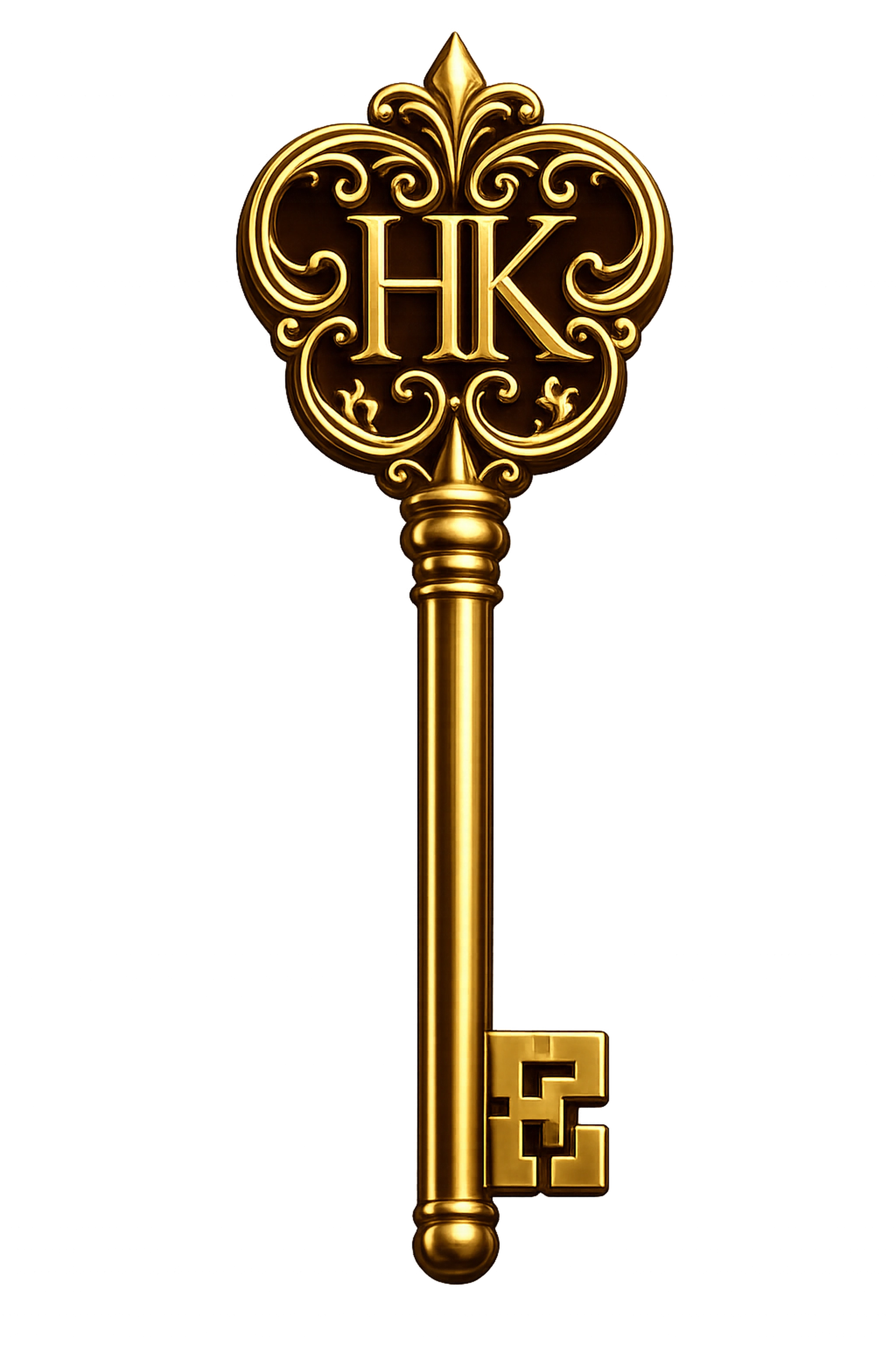 The Hidden Key gold key emblem