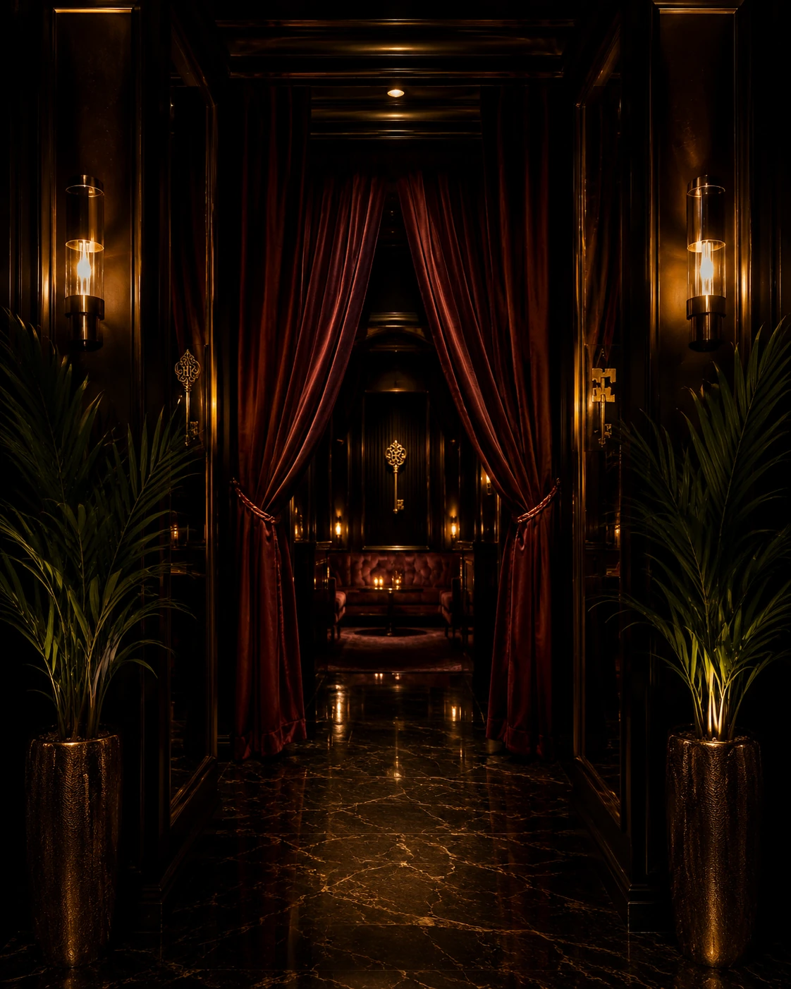 A private corridor at Hidden Key
