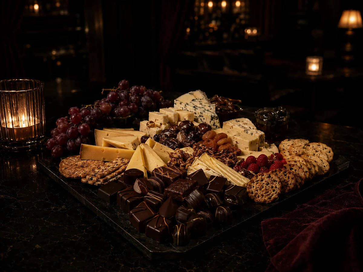 Cheese and chocolate tray add-on