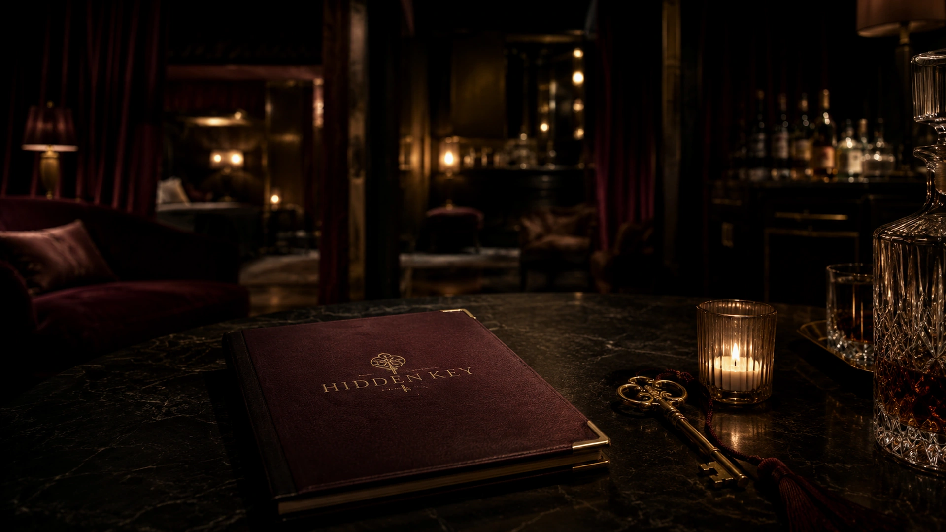 Private Hidden Key lounge prepared for a personalized escape