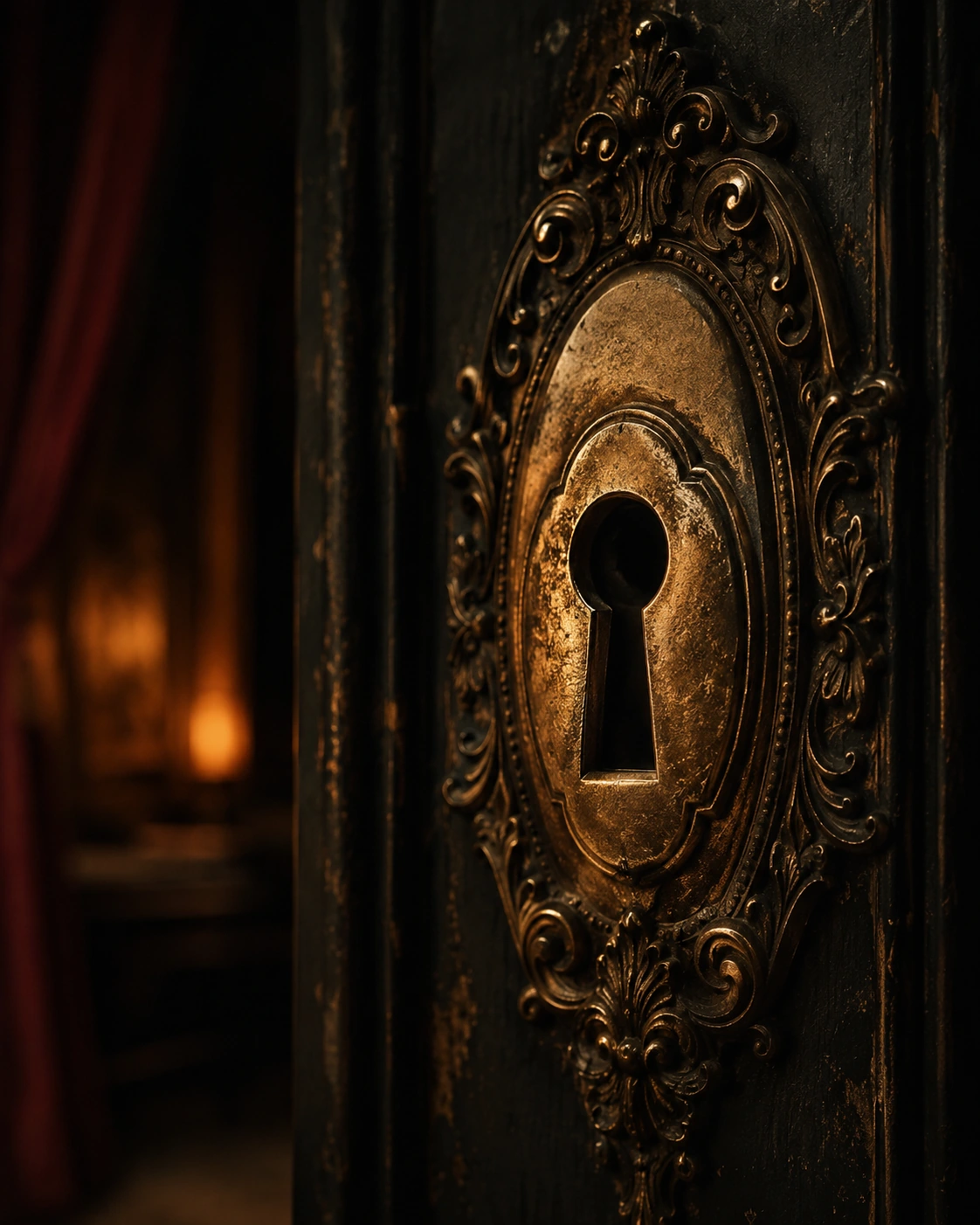 Ornate Hidden Key keyhole